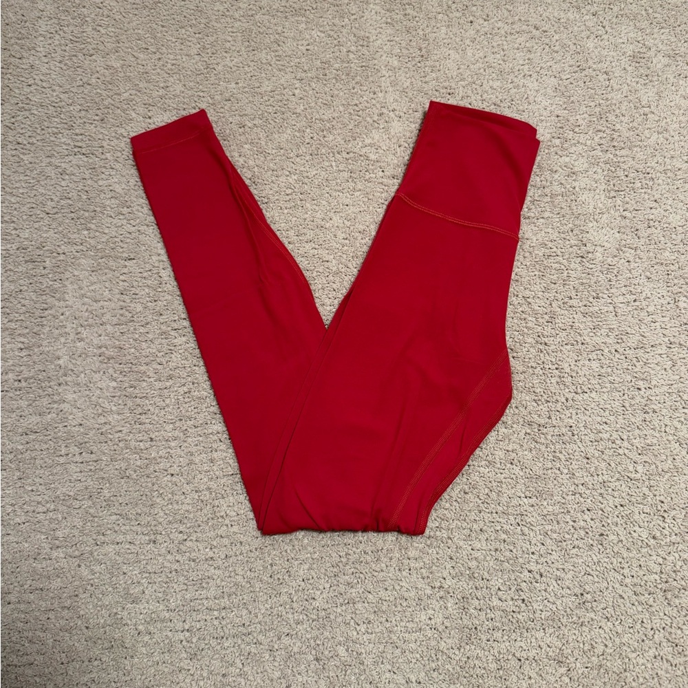 lululemon athletica Red High-Rise Leggings